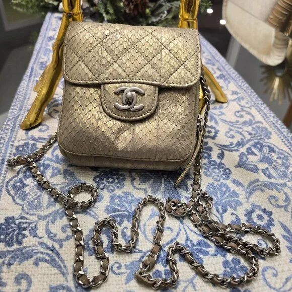 Chanel Python Wallet On Chain - Picture 1 of 12